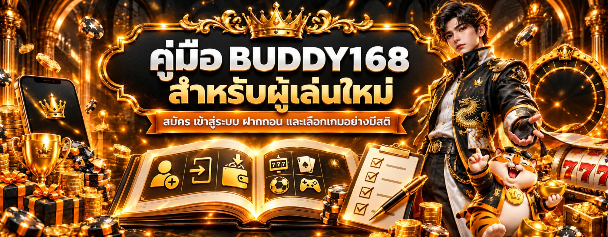 BUDDY168 คู่มือผู้เล่นใหม่ สมัคร ทางเข้า ฝากถอน